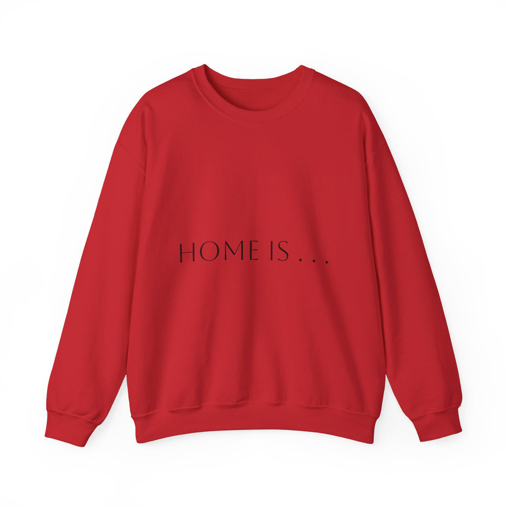 Home Is… Crewneck Sweatshirt — “Wherever Cardiology Admits Us” Cardiology Doctor Gift
