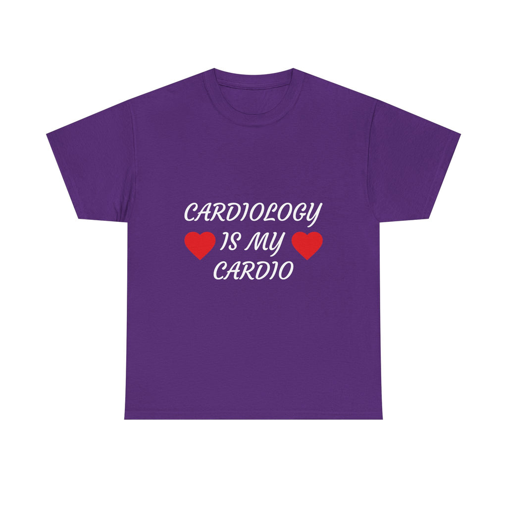 Cardiology Is My Cardio T-Shirt — Funny Nurse & Doctor Heartbeat Tee