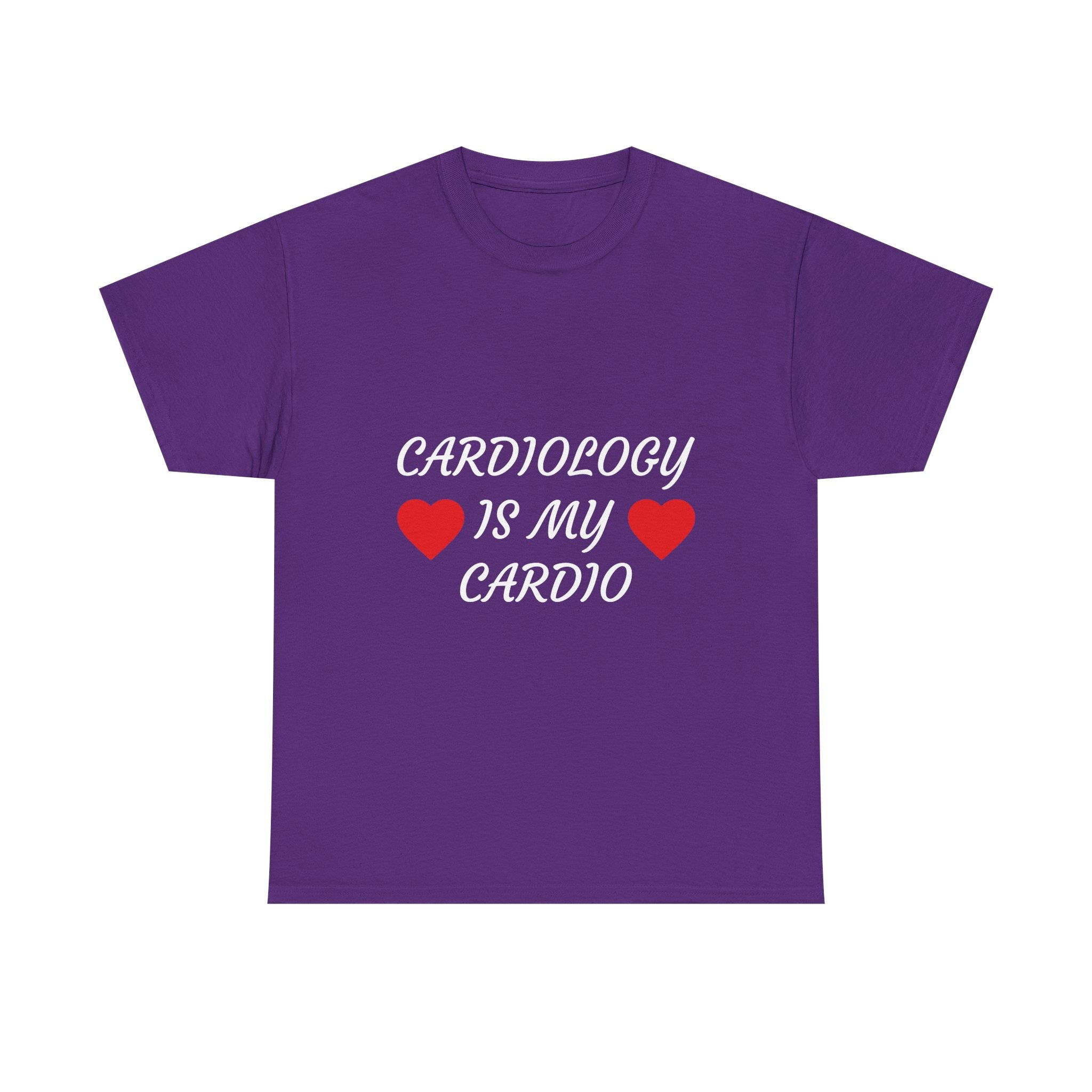 Cardiology Is My Cardio T-Shirt — Funny Nurse & Doctor Heartbeat Tee