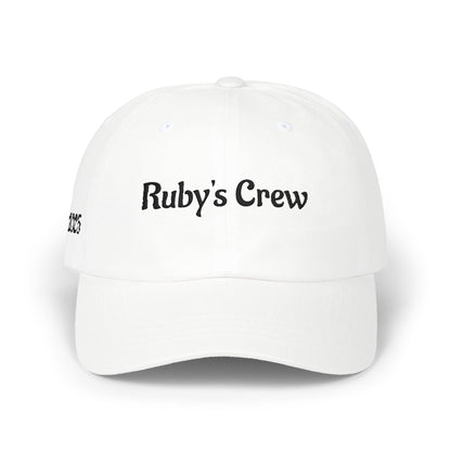Classic Dad Cap — "Ruby's Crew" Embroidered Cotton Baseball Hat