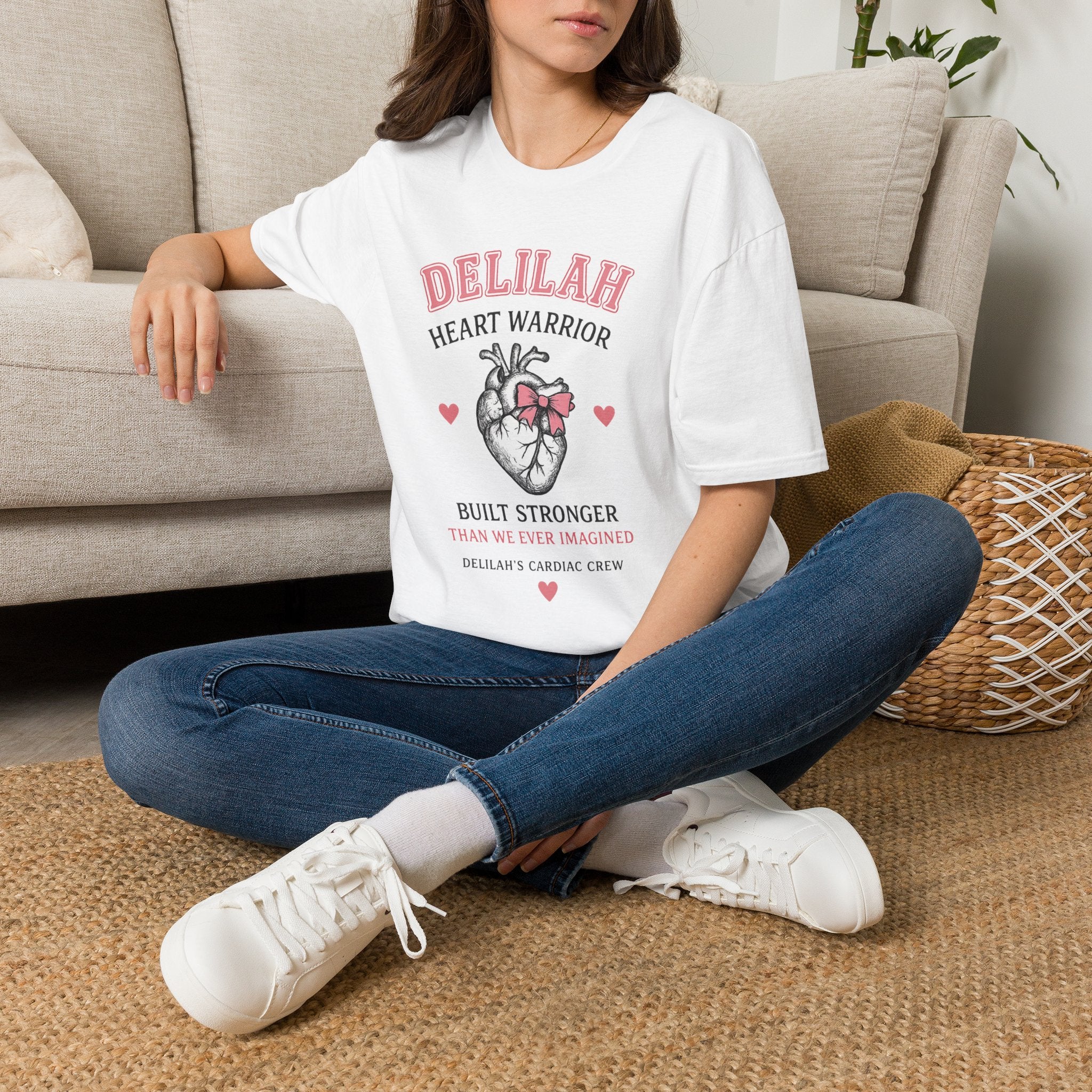 Delilah Heart Warrior T-Shirt — Personalized Heart Warrior Tee