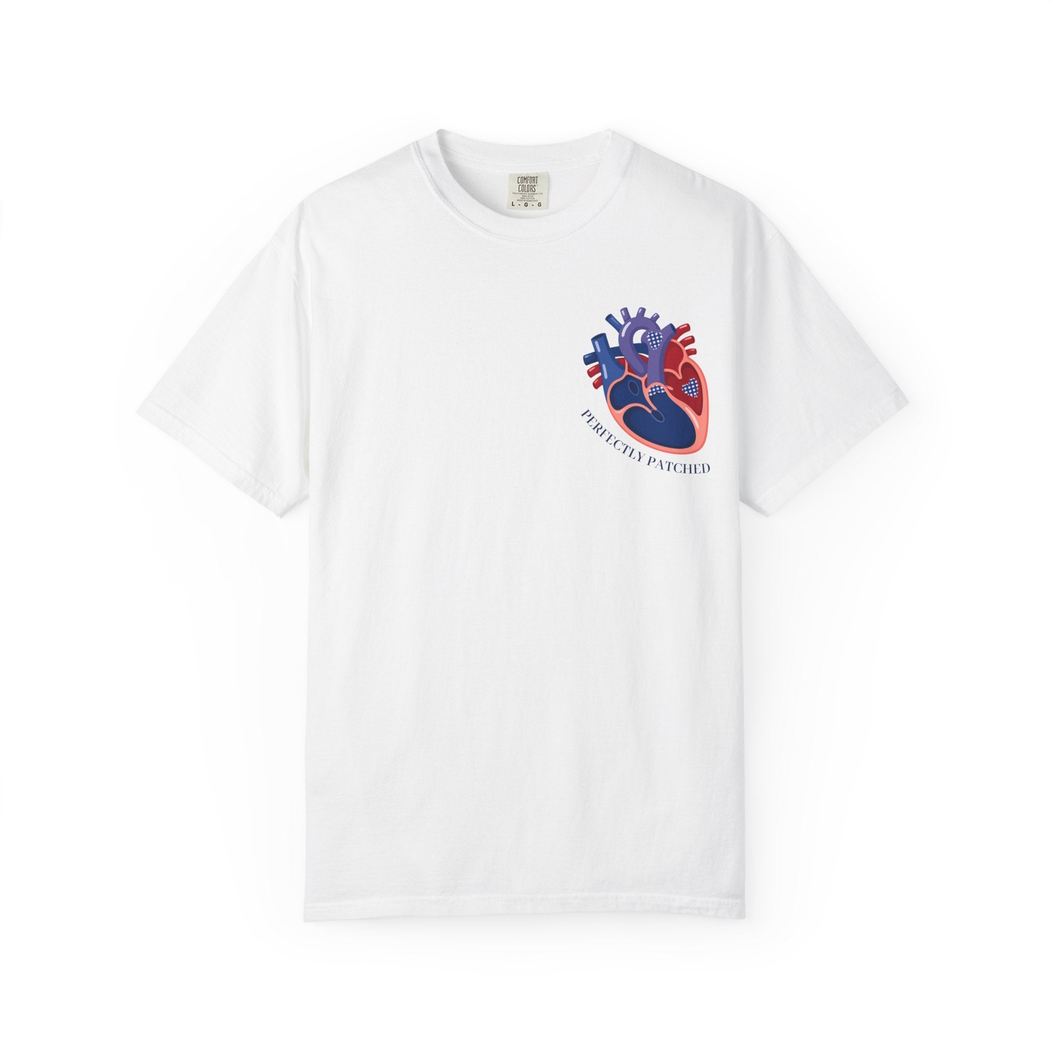 Anatomical Heart Pocket Tee — 'Follow Your Heart' Graphic T-Shirt