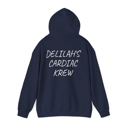 "Delilah's Cardiac Krew" -Est. 2025 hoodie