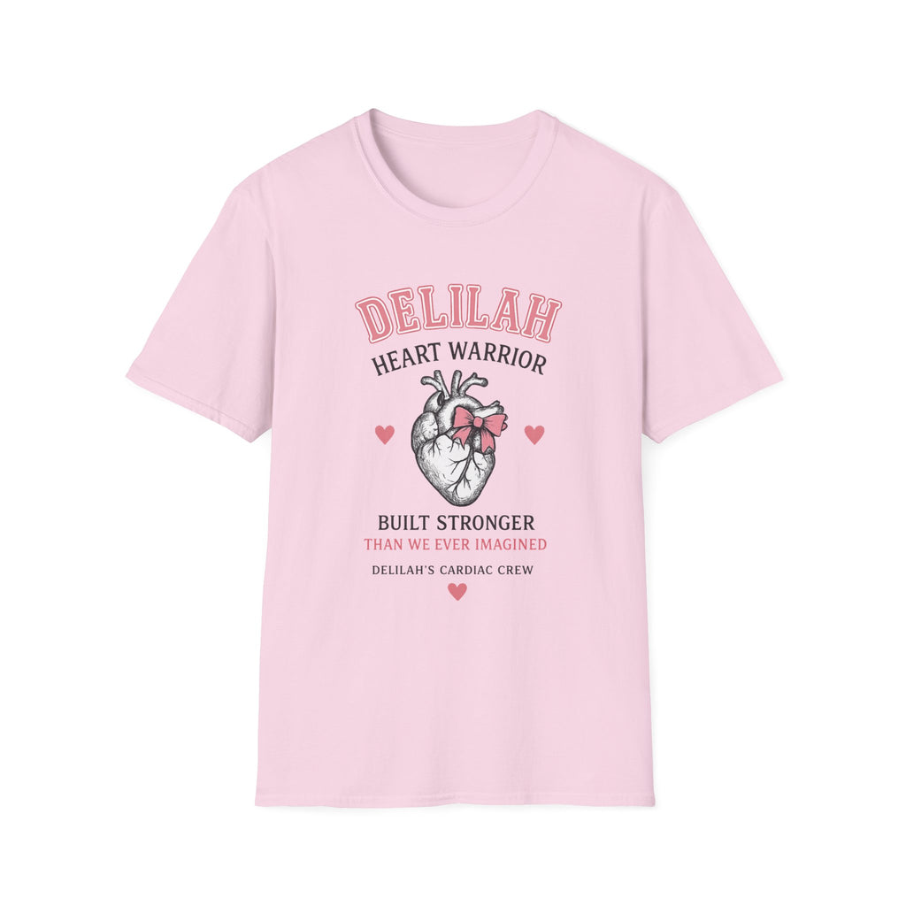 Delilah Heart Warrior T-Shirt — Personalized Heart Warrior Tee