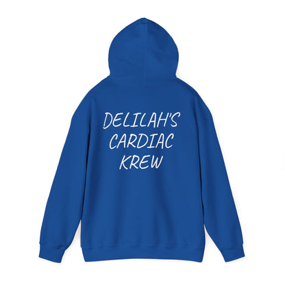 "Delilah's Cardiac Krew" -Est. 2025 hoodie