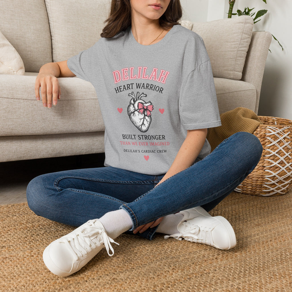 Delilah Heart Warrior T-Shirt — Personalized Heart Warrior Tee