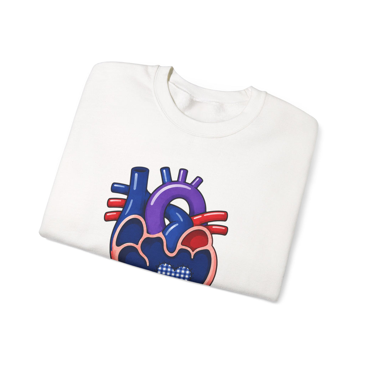 Single Ventricle Crewneck Sweatshirt — Congenital Heart Awareness Pullover