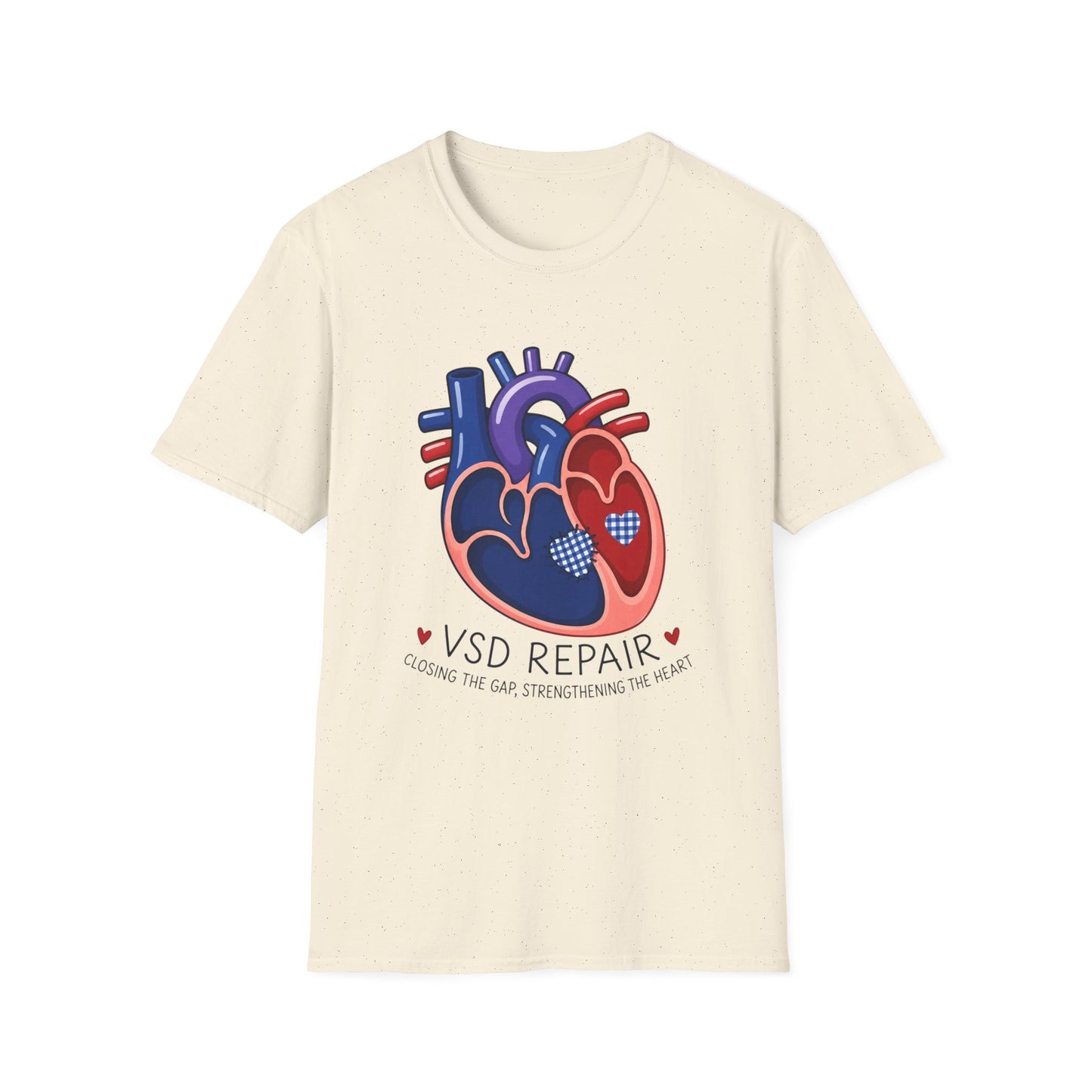 VSD Repair Heart Anatomy T-Shirt — Congenital Heart Defect Awareness Tee