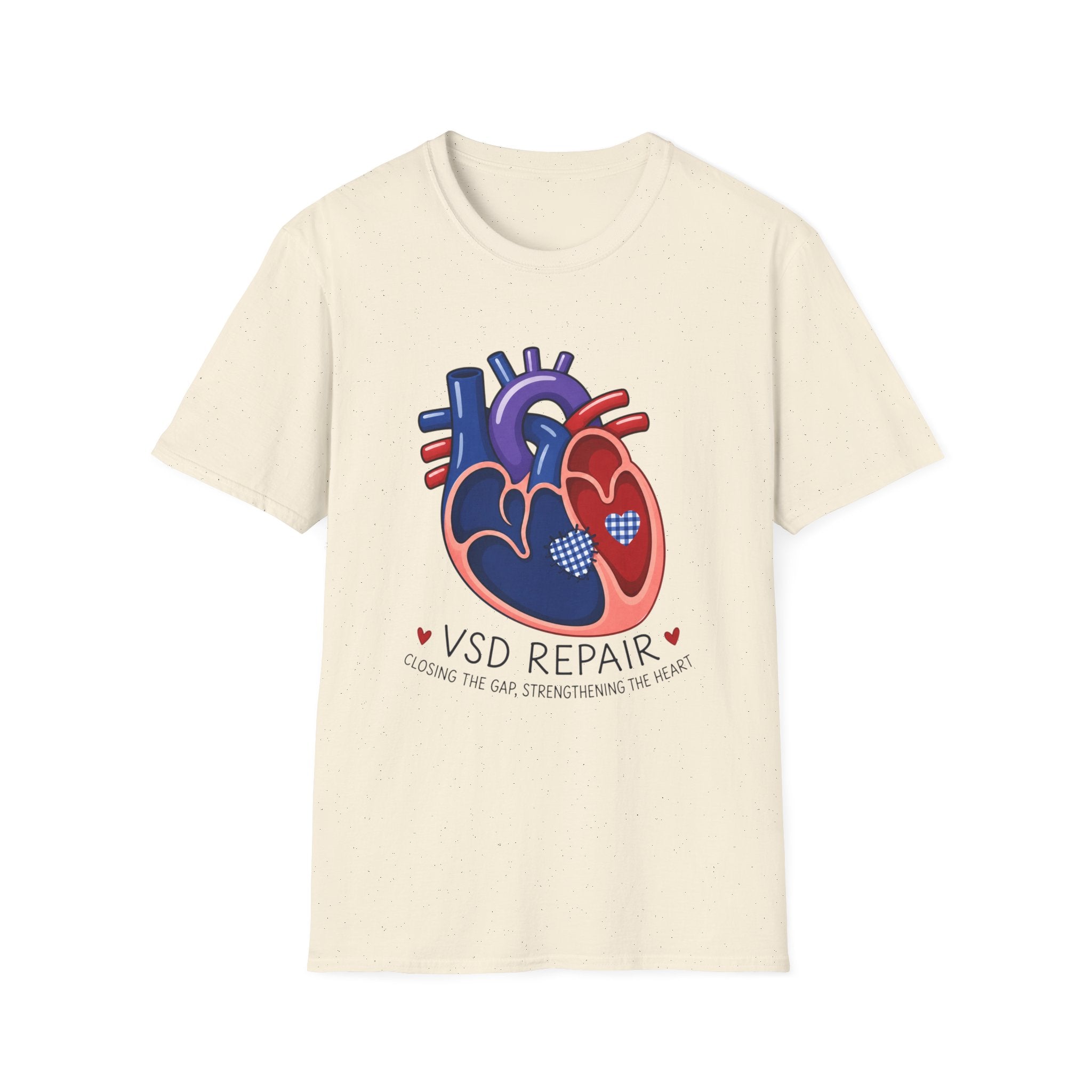 VSD Repair Heart Anatomy T-Shirt — Congenital Heart Defect Awareness Tee