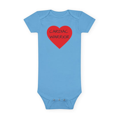 Cardiac Warrior Baby Onesie - Red Heart Infant Bodysuit (Congenital Heart Support)