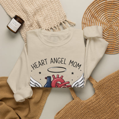 Heart Angel Mom Sweatshirt — “My Greatest Love” Memorial Crewneck