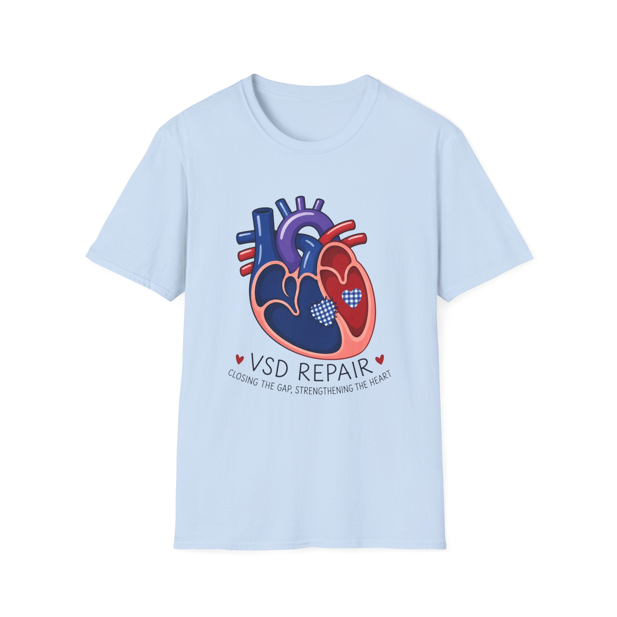 VSD Repair Heart Anatomy T-Shirt — Congenital Heart Defect Awareness Tee