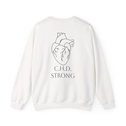 Cardiac Crew Sweatshirt — Delilah’s CHD Strong Support Crewneck