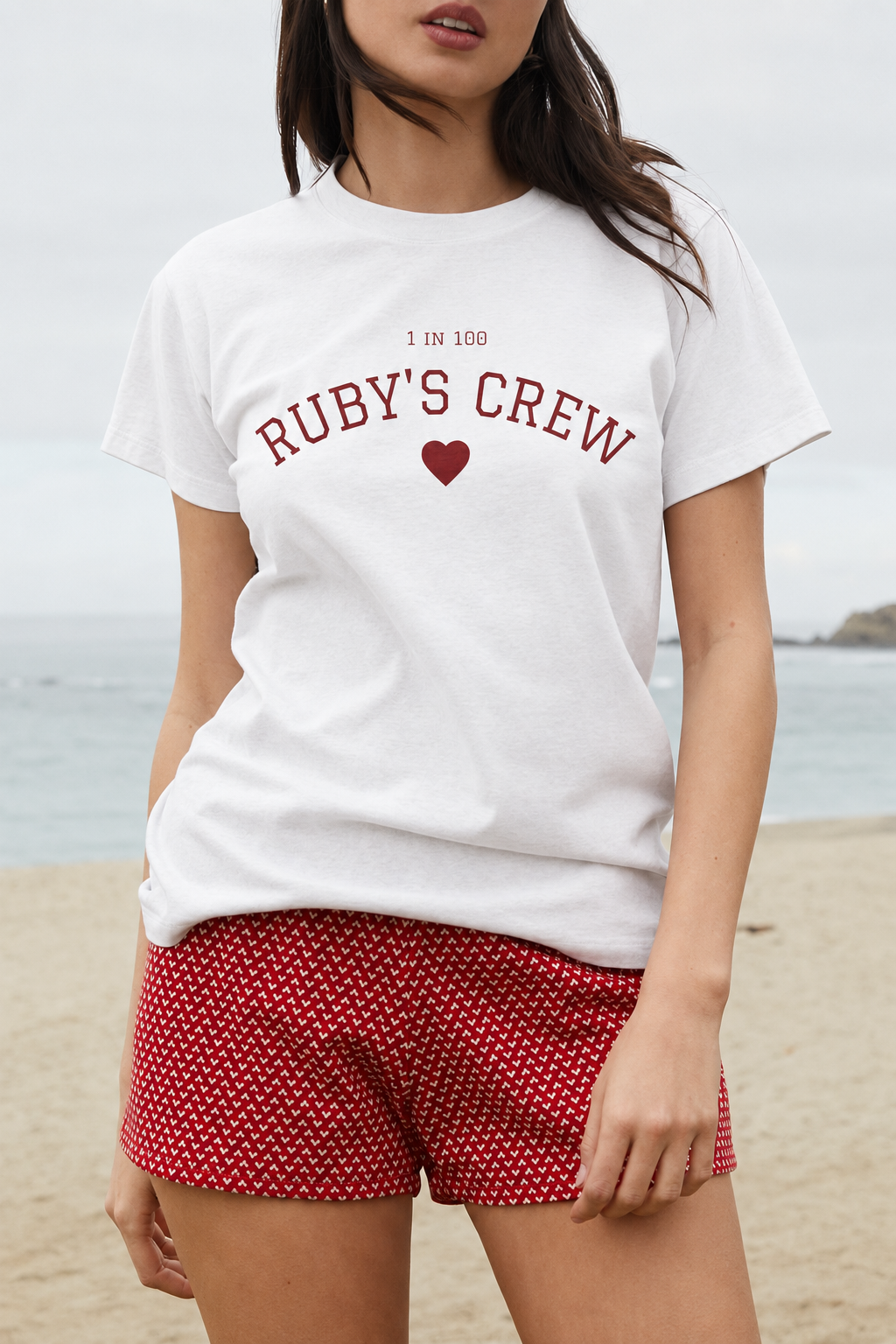Ruby’s Crew “One in a Hundred” Collegiate Tee