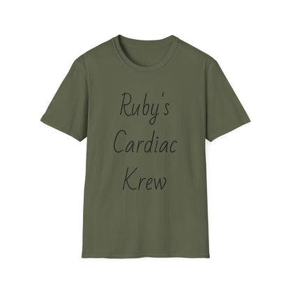 Ruby's Cardiac Krew T-Shirt — Personalized Nurse & Cardiology Team Tee