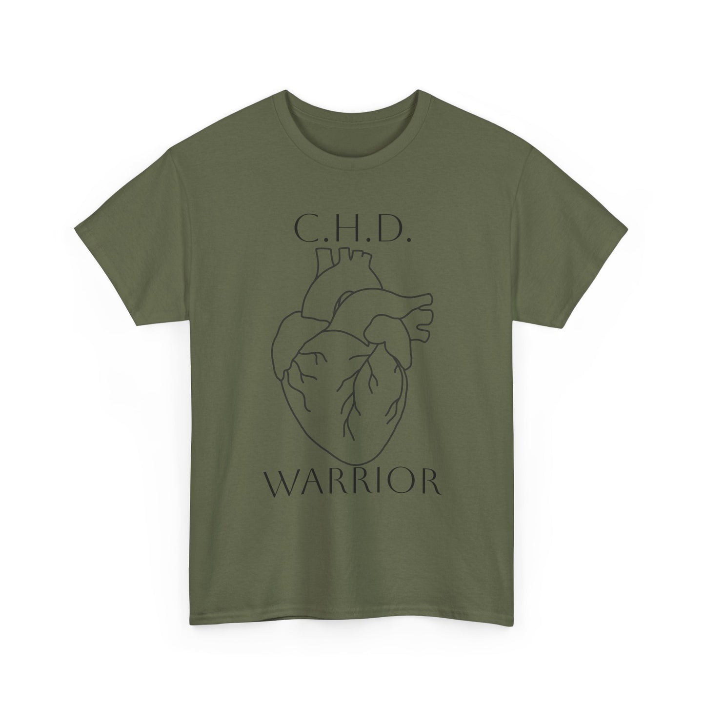 CHD Warrior T-Shirt — Congenital Heart Defect Awareness Tee