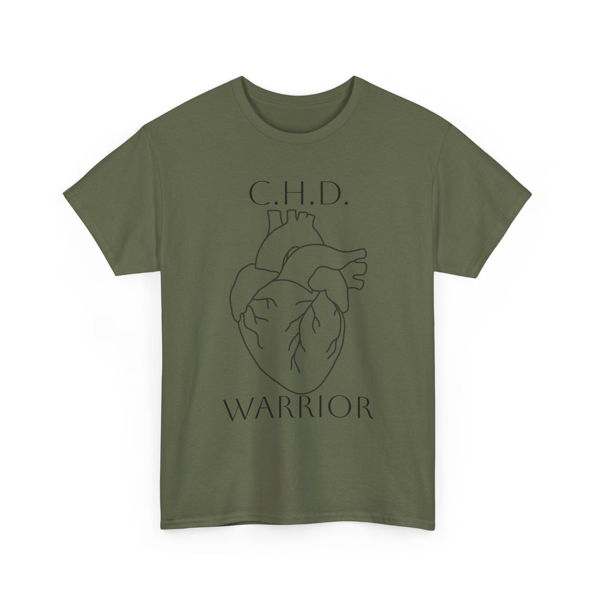 CHD Warrior T-Shirt — Congenital Heart Defect Awareness Tee