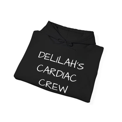 Delilah's Cardiac Crew Hoodie — Personalized Cardiology Support Sweatshirt