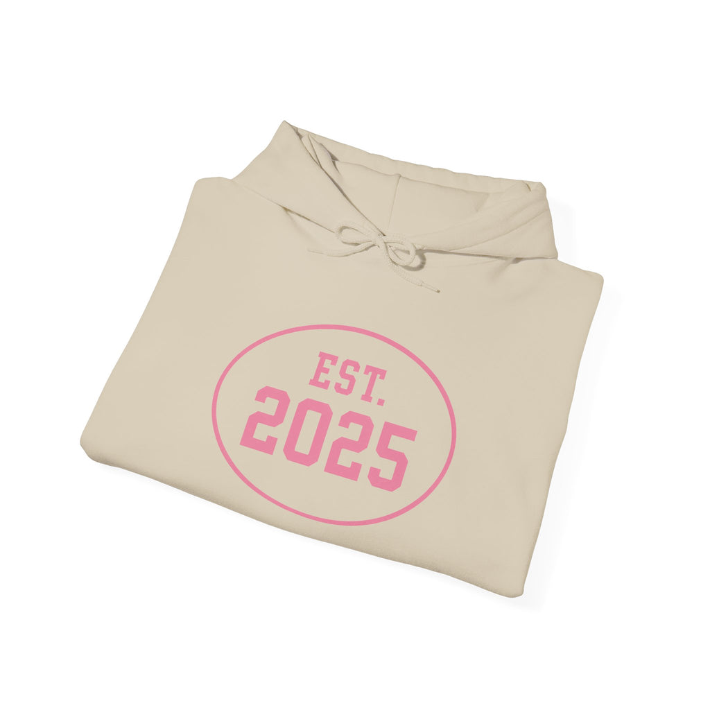 Heart Warrior 2025 Hoodie — EST. 2025 Pink Heart Anatomy Sweatshirt