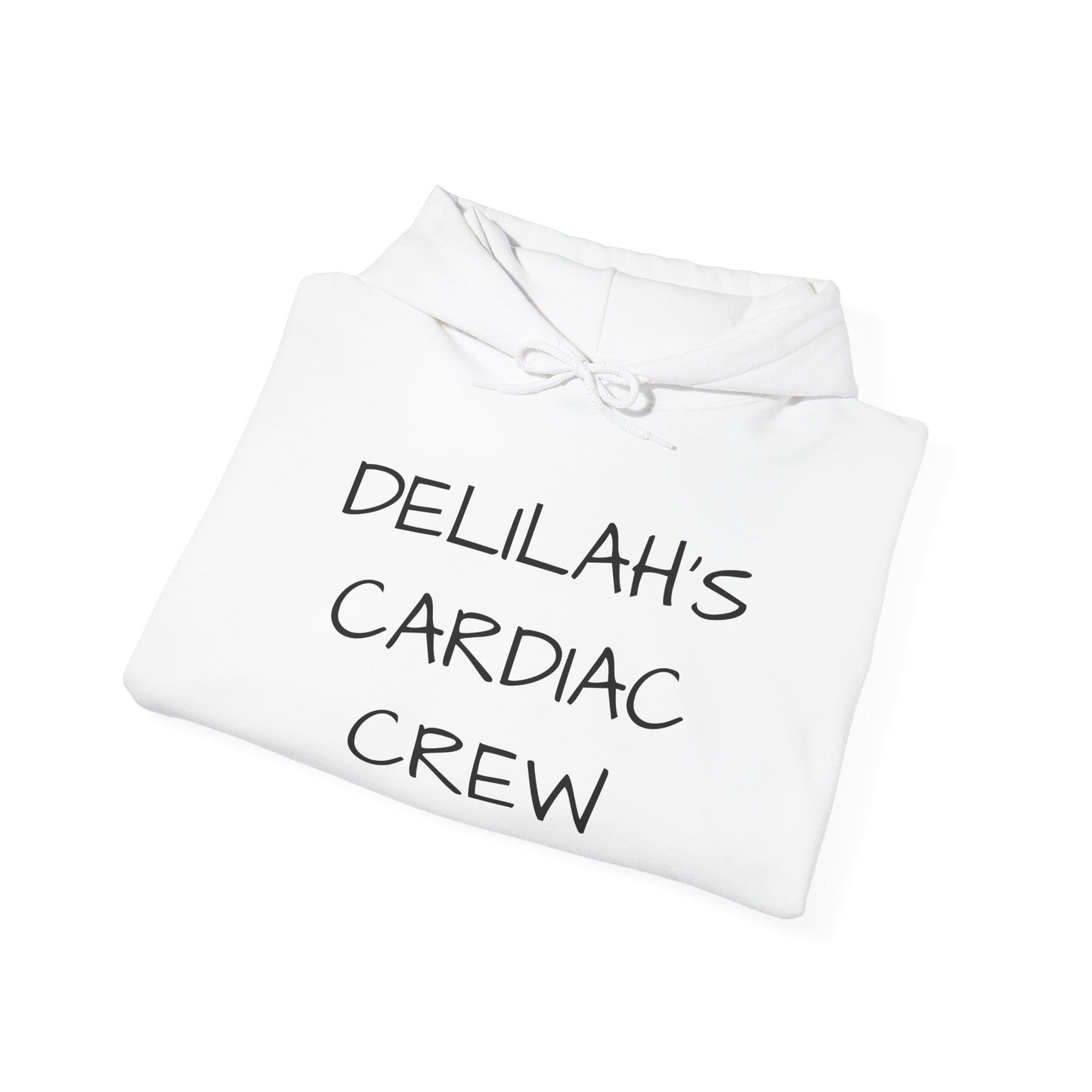 Delilah's Cardiac Crew Hoodie — Personalized Cardiology Support Sweatshirt
