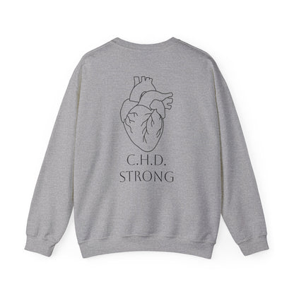 Cardiac Crew Sweatshirt — Delilah’s CHD Strong Support Crewneck