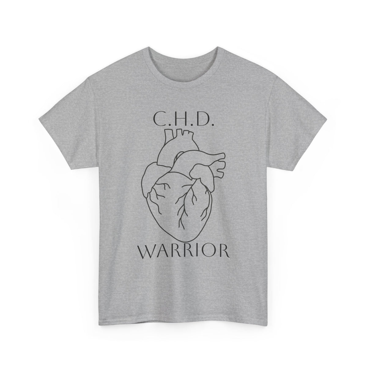 CHD Warrior T-Shirt — Congenital Heart Defect Awareness Tee