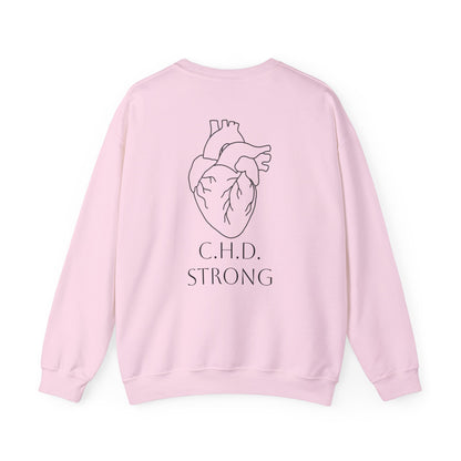Cardiac Crew Sweatshirt — Delilah’s CHD Strong Support Crewneck