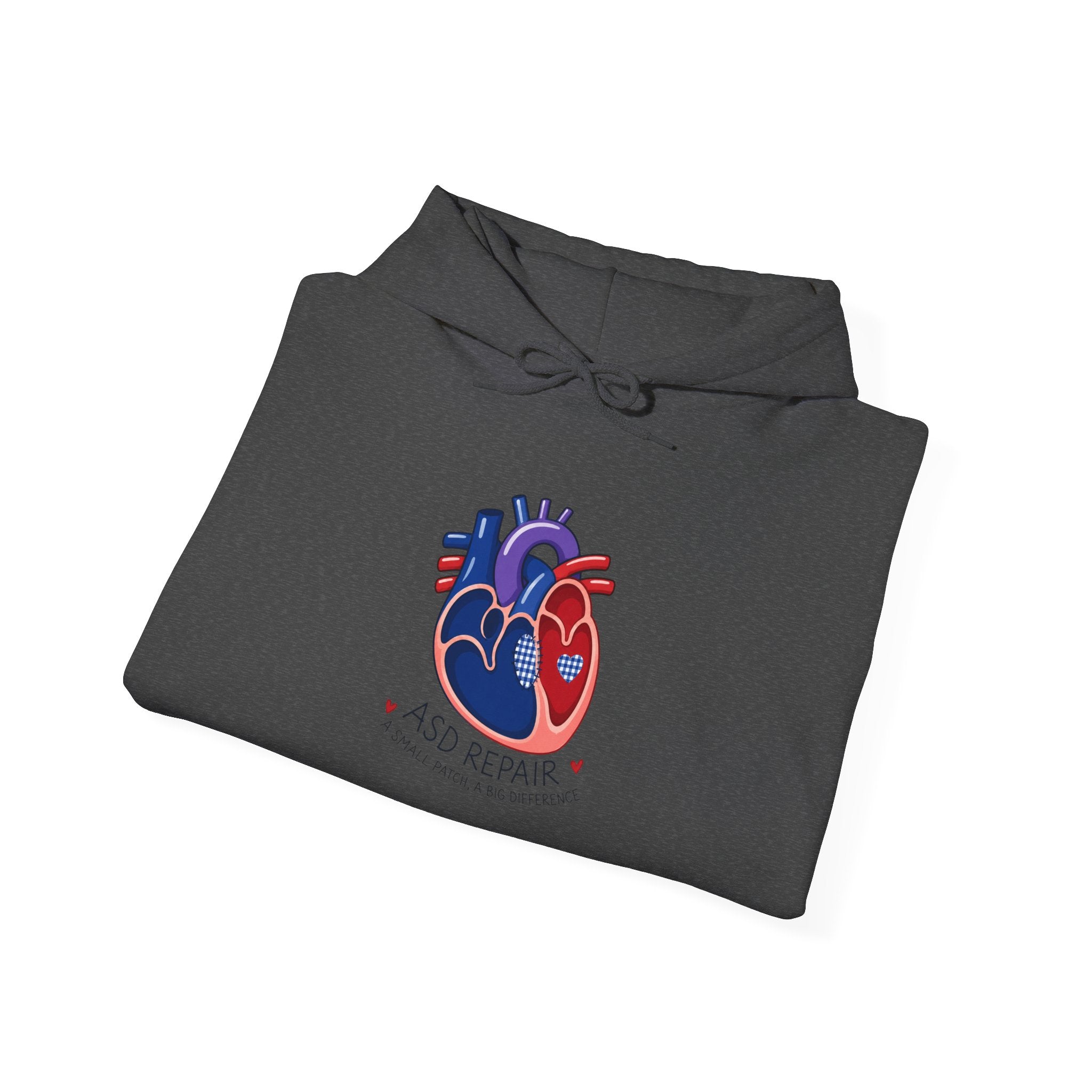 Hoodie — “A Good Heart” Anatomical Heart Graphic Pullover