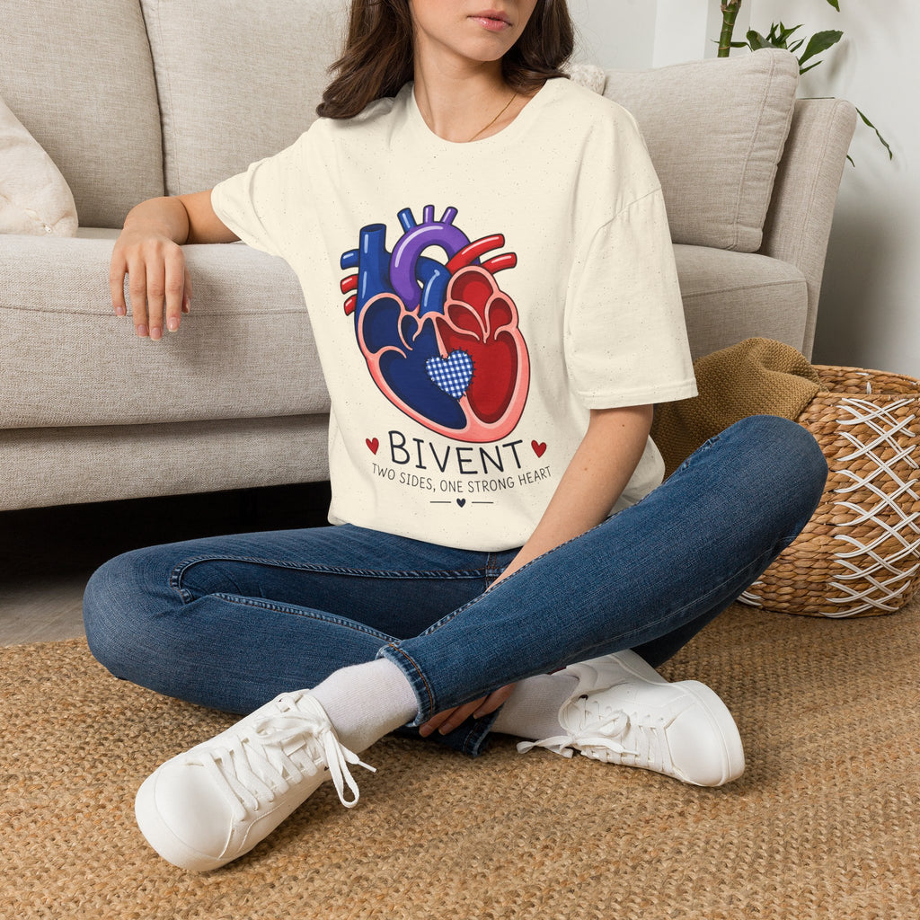 Heart Anatomy T-Shirt — Colorful Anatomical Heart 'Bivent' Design (Medical/Nurse Gift)