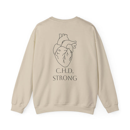 Cardiac Crew Sweatshirt — Delilah’s CHD Strong Support Crewneck