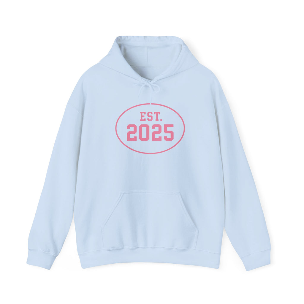 Heart Warrior 2025 Hoodie — EST. 2025 Pink Heart Anatomy Sweatshirt