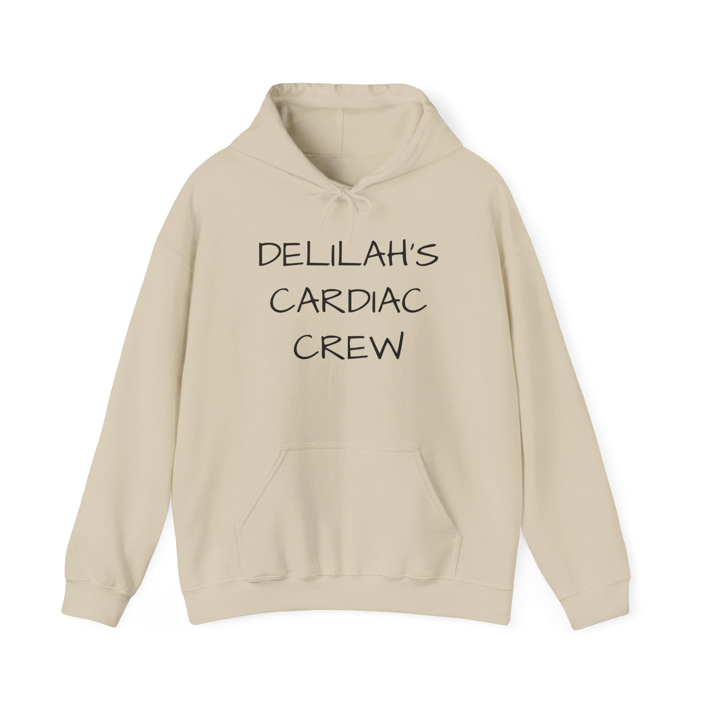 Delilah's Cardiac Crew Hoodie — Personalized Cardiology Support Sweatshirt
