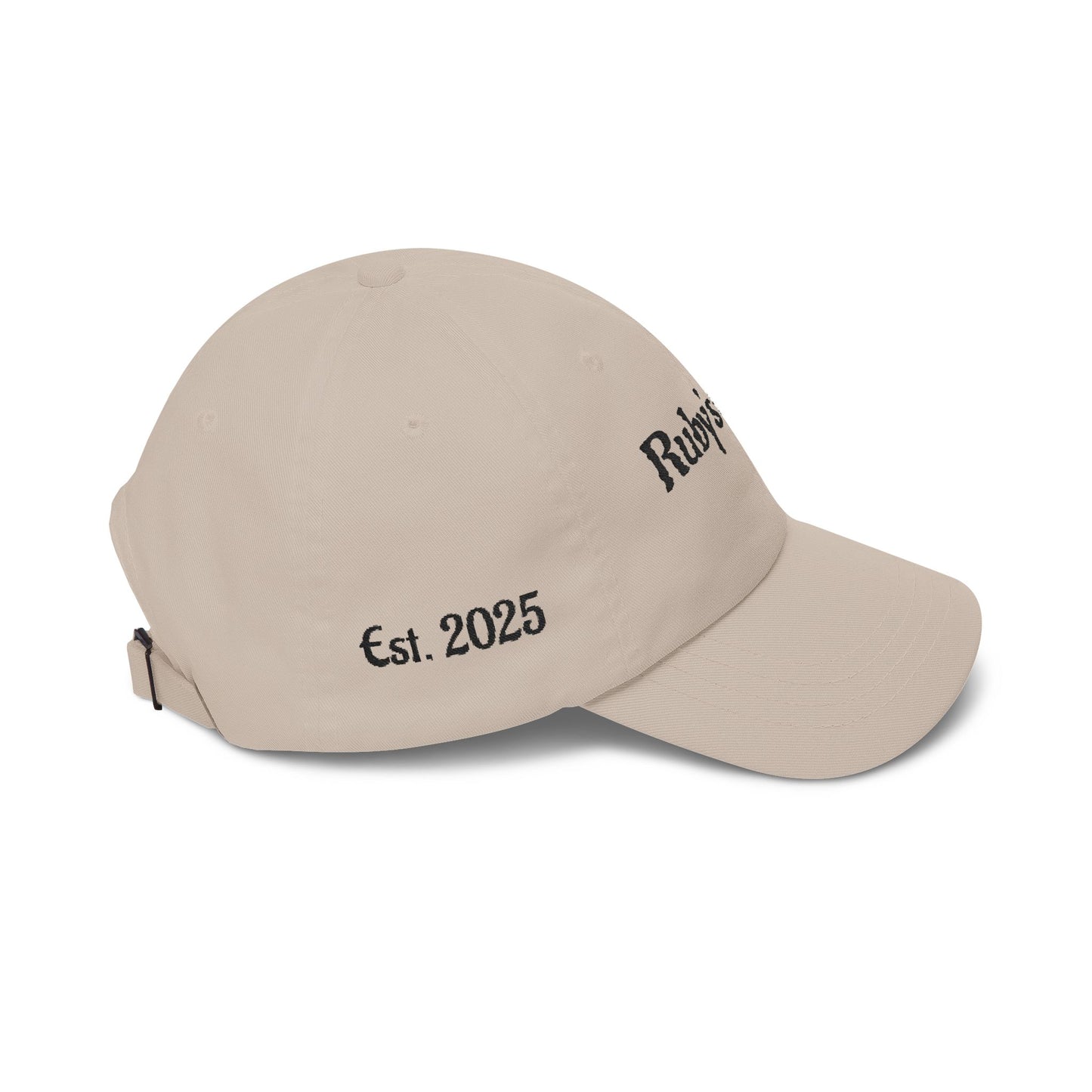 Classic Dad Cap — "Ruby's Crew" Embroidered Cotton Baseball Hat