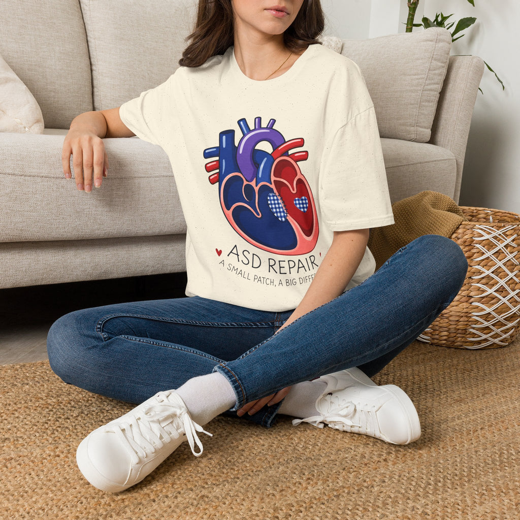 Heart Anatomy T-Shirt — ASD Repair Heart Patch Graphic Tee