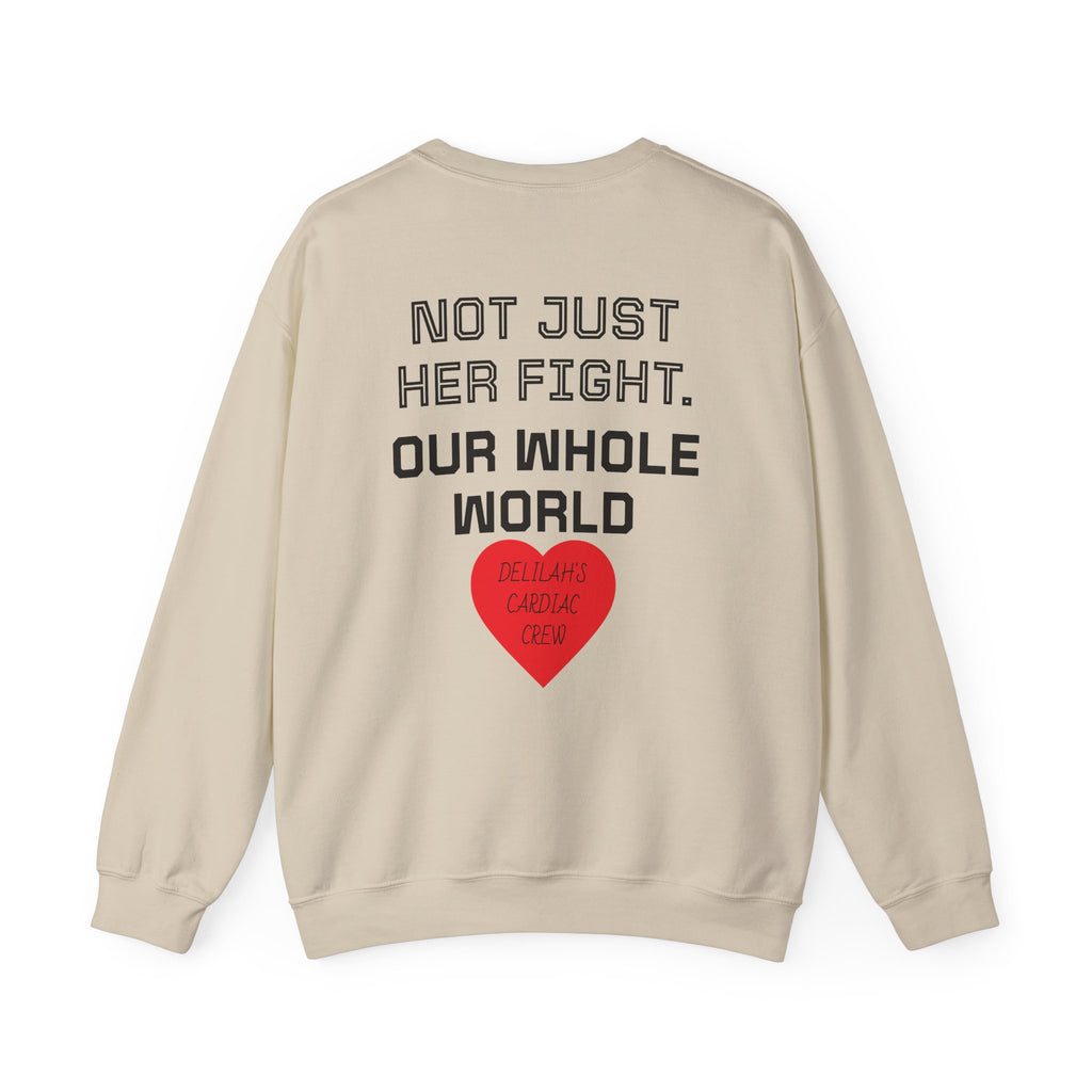 Crewneck Sweatshirt — "In This Together" Heart Awareness Pullover
