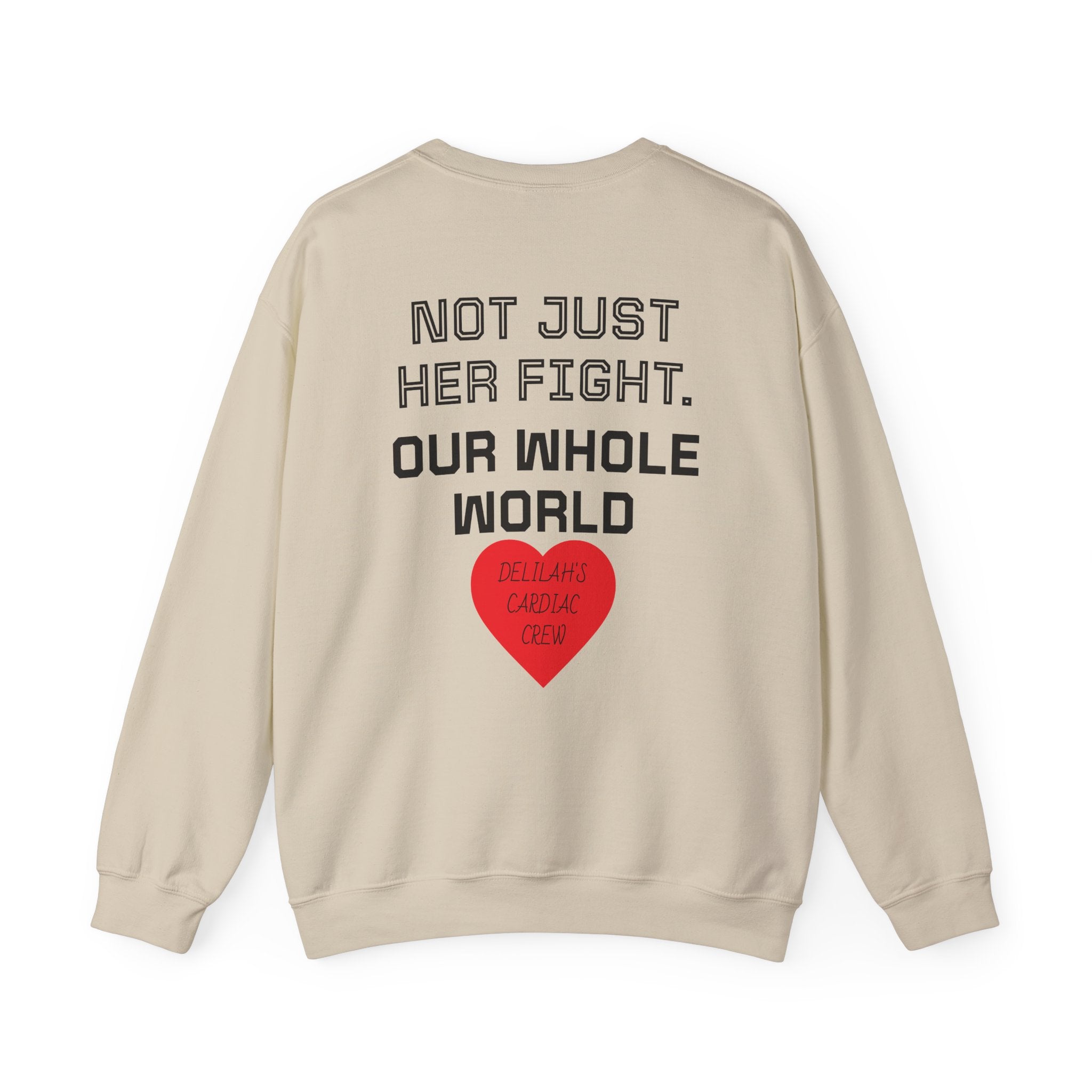 Crewneck Sweatshirt — "In This Together" Heart Awareness Pullover