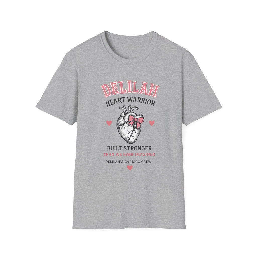 Delilah Heart Warrior T-Shirt — Personalized Heart Warrior Tee