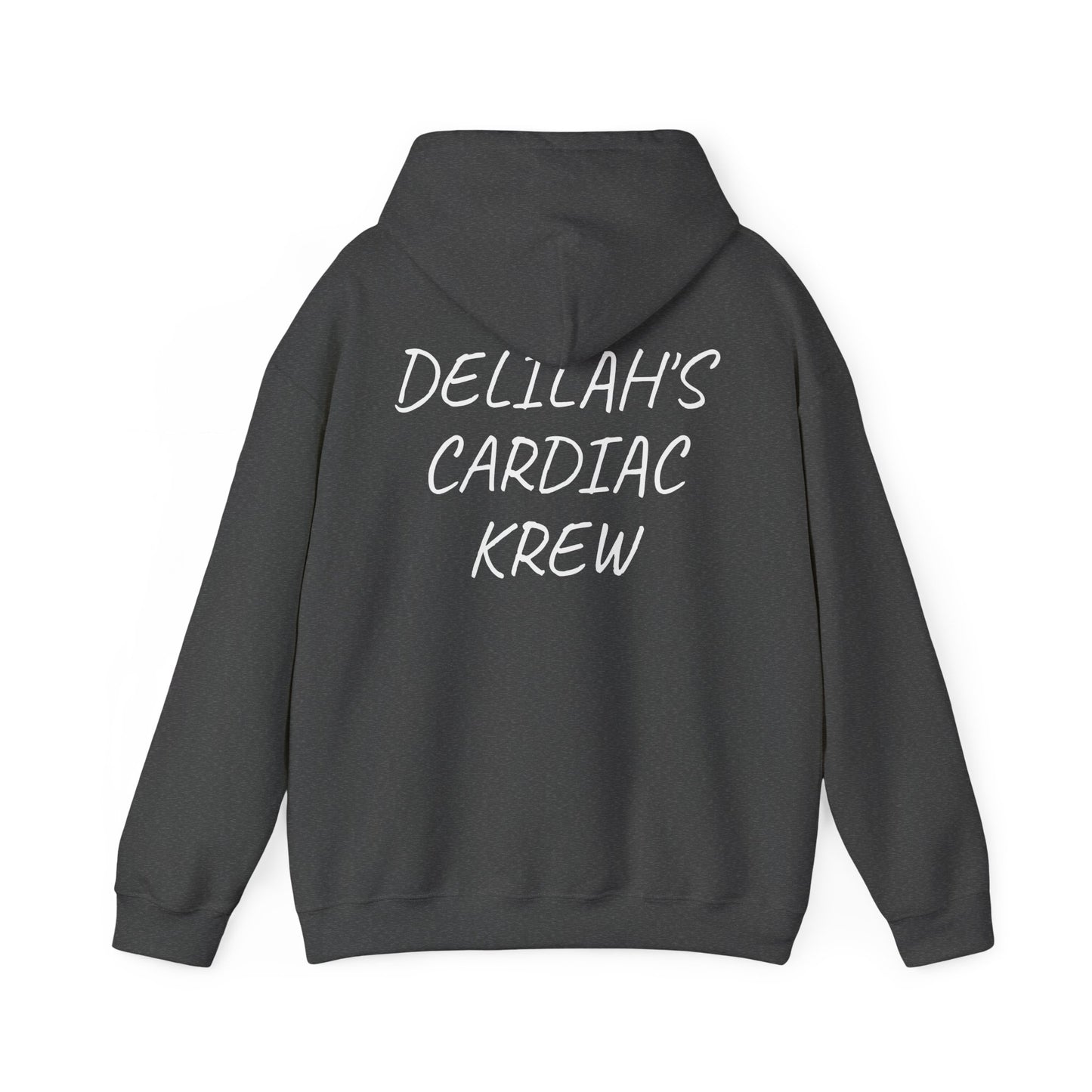 "Delilah's Cardiac Krew" -Est. 2025 hoodie