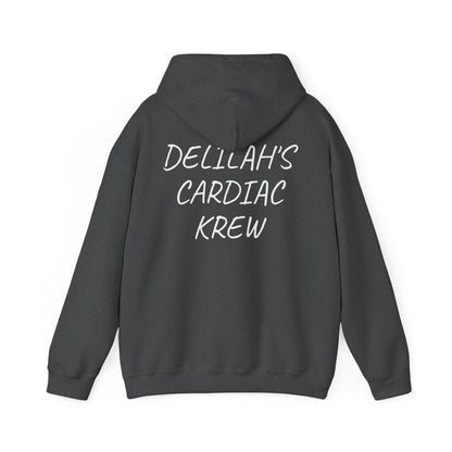 "Delilah's Cardiac Krew" -Est. 2025 hoodie