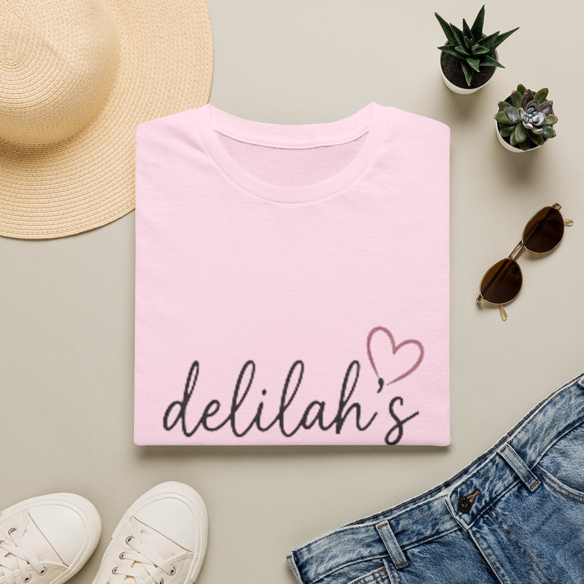 Delilah’s Cardiac Crew T-Shirt – Personalized Heartbeat Nurse/Medical Team Tee