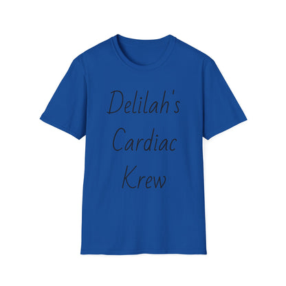 “Delilah’s Cardiac Krew” Personalized Medical Team Tee
