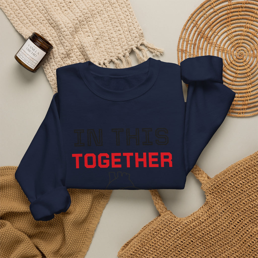 In This Together Sweatshirt — Heart Illustration Crewneck