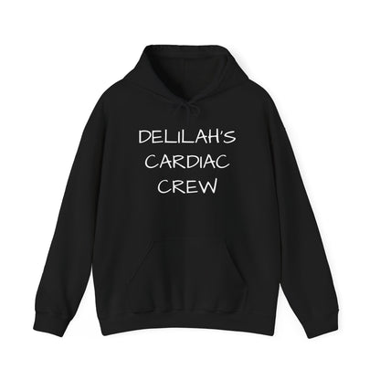 Delilah's Cardiac Crew Hoodie — Personalized Cardiology Support Sweatshirt