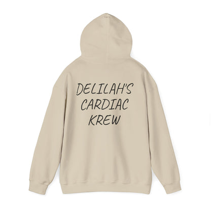 "Delilah's Cardiac Krew" -Est. 2025 hoodie