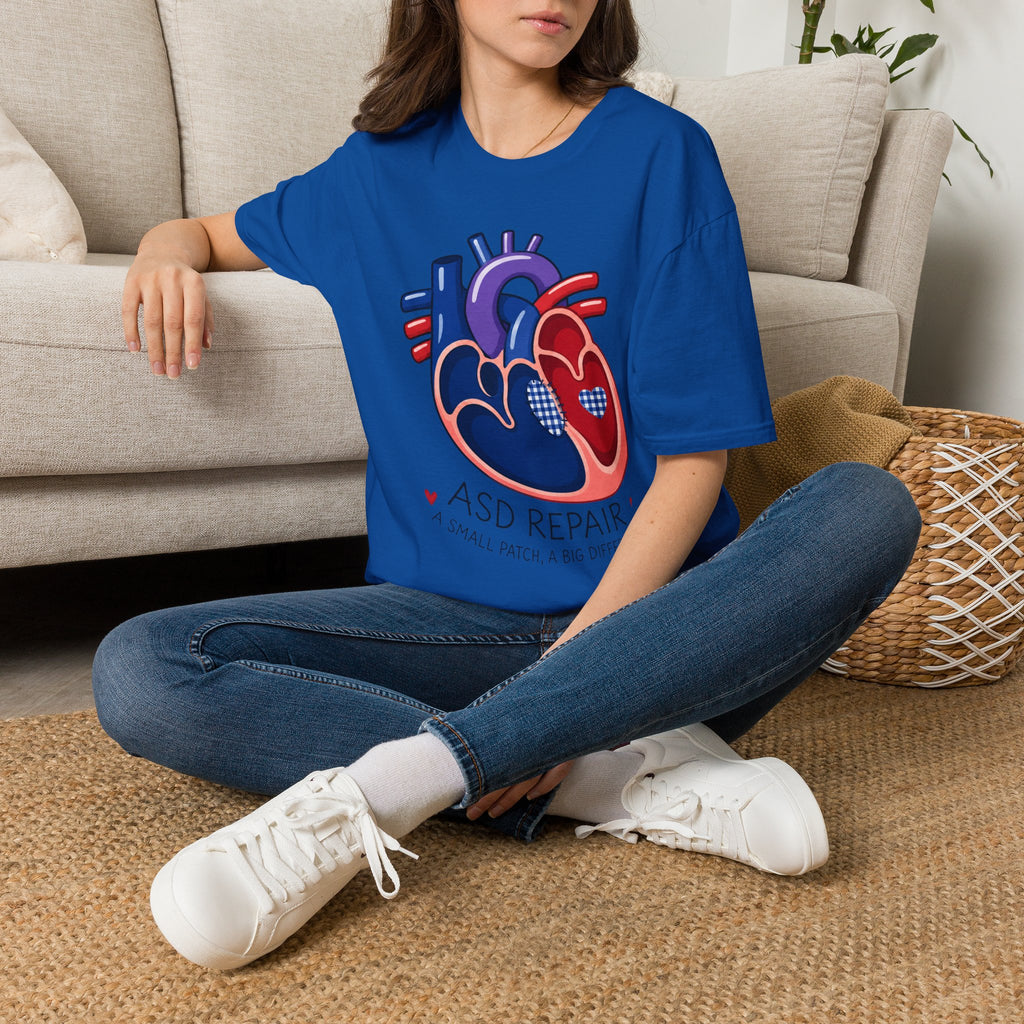 Heart Anatomy T-Shirt — ASD Repair Heart Patch Graphic Tee