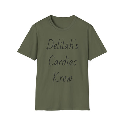 “Delilah’s Cardiac Krew” Personalized Medical Team Tee