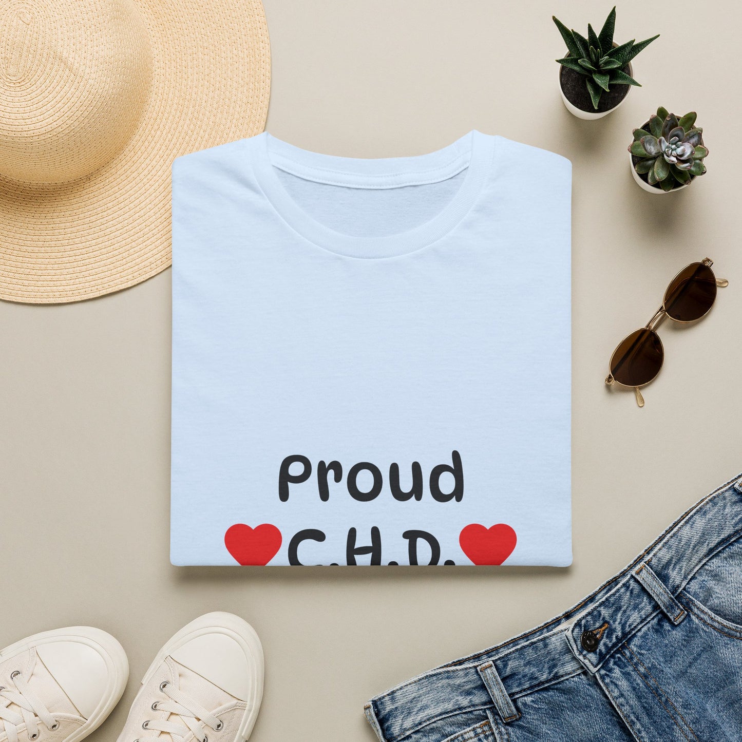 Proud C.H.D. Grandma T-Shirt