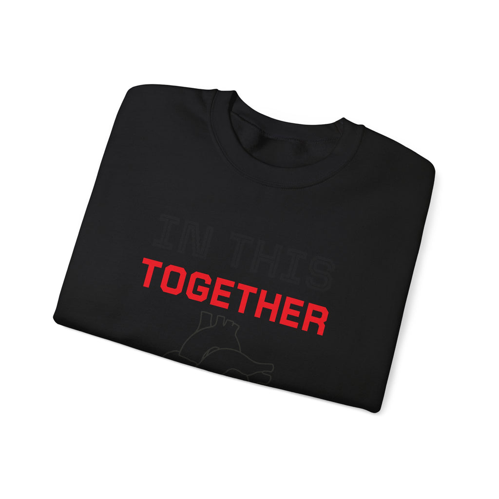 In This Together Sweatshirt — Heart Illustration Crewneck