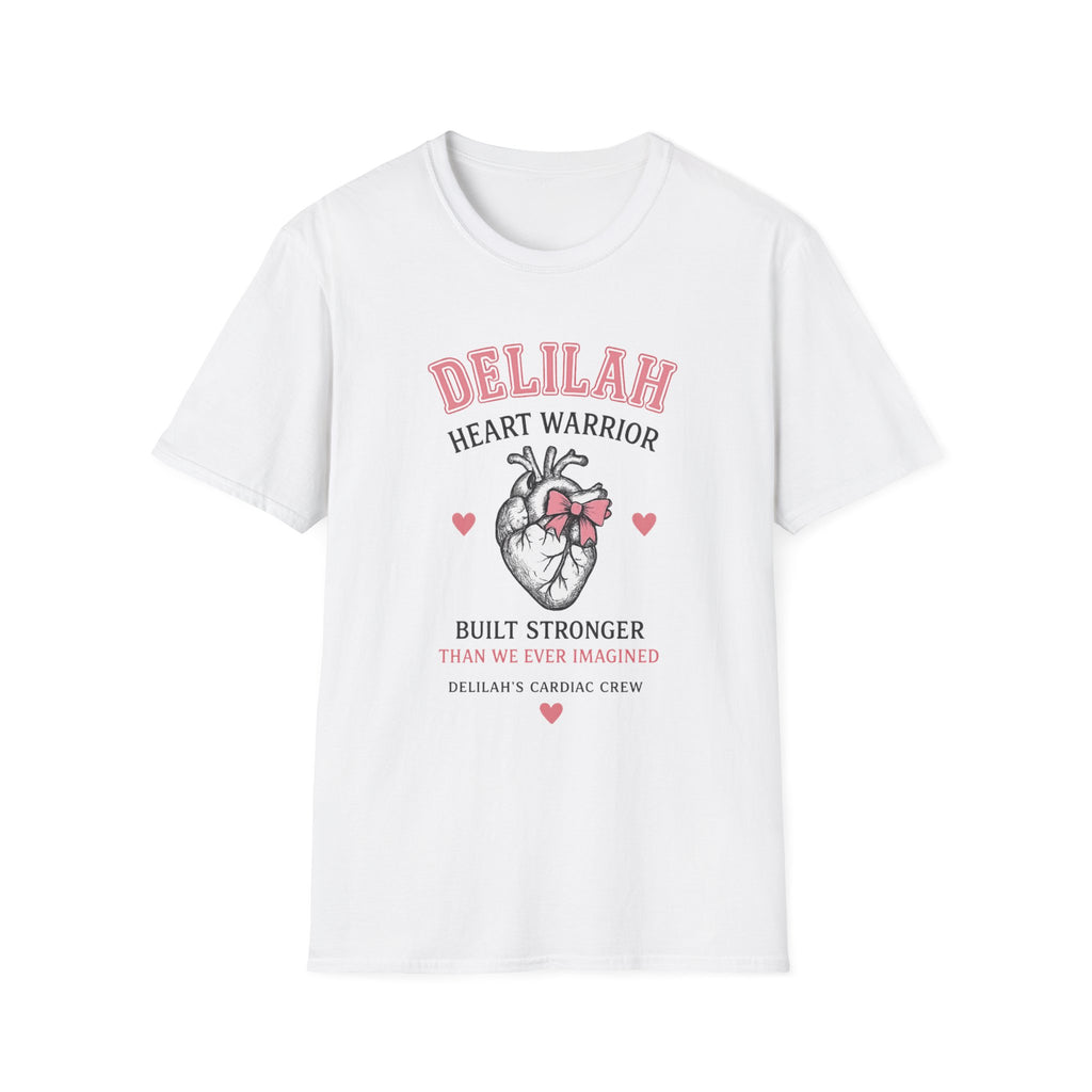 Delilah Heart Warrior T-Shirt — Personalized Heart Warrior Tee