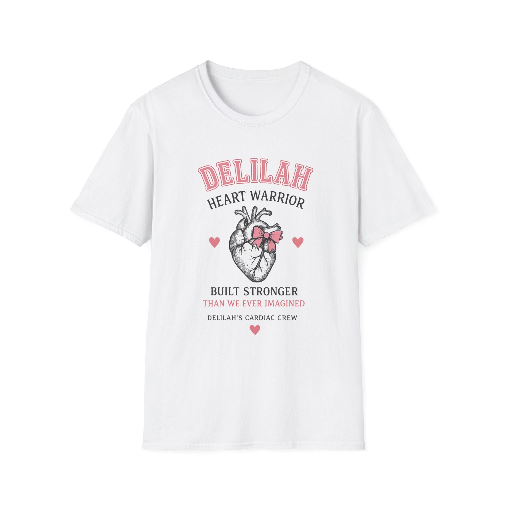 Delilah Heart Warrior T-Shirt — Personalized Heart Warrior Tee